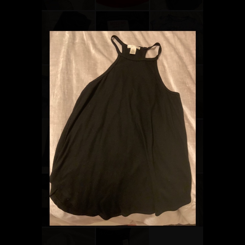 Black tank top